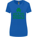 Get Ready to Stumble St. Patrick's Day Womens Wider Cut T-Shirt Royal Blue