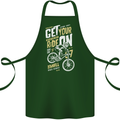 Get Your Ride on Downhill Mountain Biking Cotton Apron 100% Organic Forest Green