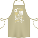 Get Your Ride on Downhill Mountain Biking Cotton Apron 100% Organic Khaki