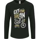 Get Your Ride on Downhill Mountain Biking Mens Long Sleeve T-Shirt Black