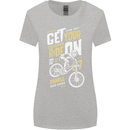 Get Your Ride on Downhill Mountain Biking Womens Wider Cut T-Shirt Sports Grey