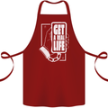Get a Real Life Antisocial Phone Addict Cotton Apron 100% Organic Maroon