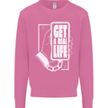Get a Real Life Antisocial Phone Addict Mens Sweatshirt Jumper Azalea