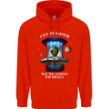 Get in Loser Funny Alien UFO Childrens Kids Hoodie Bright Red