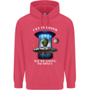 Get in Loser Funny Alien UFO Childrens Kids Hoodie Heliconia