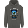 Get in Loser Funny Alien UFO Childrens Kids Hoodie Storm Grey