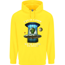 Get in Loser Funny Alien UFO Childrens Kids Hoodie Yellow