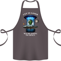 Get in Loser Funny Alien UFO Cotton Apron 100% Organic Dark Grey