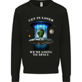 Get in Loser Funny Alien UFO Kids Sweatshirt Jumper Black