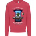 Get in Loser Funny Alien UFO Kids Sweatshirt Jumper Heliconia