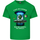 Get in Loser Funny Alien UFO Kids T-Shirt Childrens Irish Green