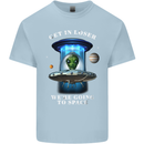 Get in Loser Funny Alien UFO Kids T-Shirt Childrens Light Blue