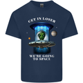 Get in Loser Funny Alien UFO Kids T-Shirt Childrens Navy Blue
