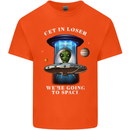 Get in Loser Funny Alien UFO Kids T-Shirt Childrens Orange