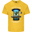 Get in Loser Funny Alien UFO Kids T-Shirt Childrens Yellow