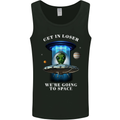 Get in Loser Funny Alien UFO Mens Vest Tank Top Black