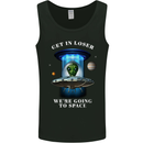Get in Loser Funny Alien UFO Mens Vest Tank Top Black