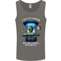 Get in Loser Funny Alien UFO Mens Vest Tank Top Charcoal