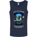 Get in Loser Funny Alien UFO Mens Vest Tank Top Navy Blue