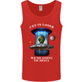 Get in Loser Funny Alien UFO Mens Vest Tank Top Red