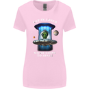 Get in Loser Funny Alien UFO Womens Wider Cut T-Shirt Light Pink