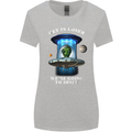 Get in Loser Funny Alien UFO Womens Wider Cut T-Shirt Sports Grey