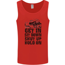 Get in Sit Down 4X4 Off Roading Road Funny Mens Vest Tank Top Red