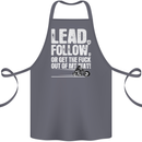 Get out of My Way Funny Biker Motorcycle Cotton Apron 100% Organic Steel