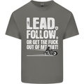 Get out of My Way Funny Biker Motorcycle Mens Cotton T-Shirt Tee Top Charcoal