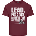 Get out of My Way Funny Biker Motorcycle Mens Cotton T-Shirt Tee Top Maroon
