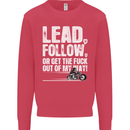 Get out of My Way Funny Biker Motorcycle Mens Sweatshirt Jumper Heliconia