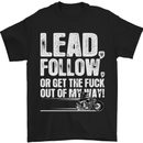 Get out of My Way Funny Biker Motorcycle Mens T-Shirt Cotton Gildan Black
