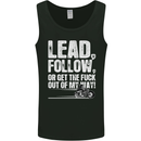 Get out of My Way Funny Biker Motorcycle Mens Vest Tank Top Black
