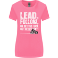 Get out of My Way Funny Biker Motorcycle Womens Wider Cut T-Shirt Azalea