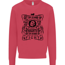 Get up Stand up Reggae Music Kids Sweatshirt Jumper Heliconia