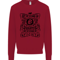 Get up Stand up Reggae Music Kids Sweatshirt Jumper Red