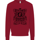 Get up Stand up Reggae Music Kids Sweatshirt Jumper Red