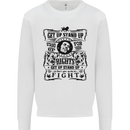 Get up Stand up Reggae Music Kids Sweatshirt Jumper White