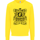 Get up Stand up Reggae Music Kids Sweatshirt Jumper Yellow