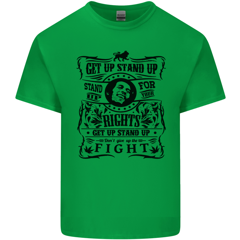 Get up Stand up Reggae Music Kids T-Shirt Childrens Irish Green