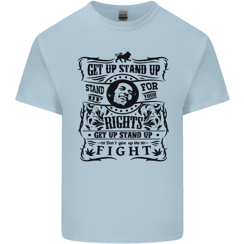 Get up Stand up Reggae Music Kids T-Shirt Childrens Light Blue