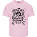 Get up Stand up Reggae Music Kids T-Shirt Childrens Light Pink