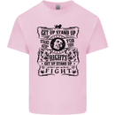 Get up Stand up Reggae Music Kids T-Shirt Childrens Light Pink