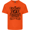 Get up Stand up Reggae Music Kids T-Shirt Childrens Orange