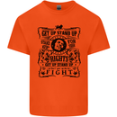 Get up Stand up Reggae Music Kids T-Shirt Childrens Orange