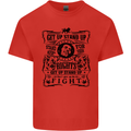 Get up Stand up Reggae Music Kids T-Shirt Childrens Red