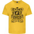 Get up Stand up Reggae Music Kids T-Shirt Childrens Yellow