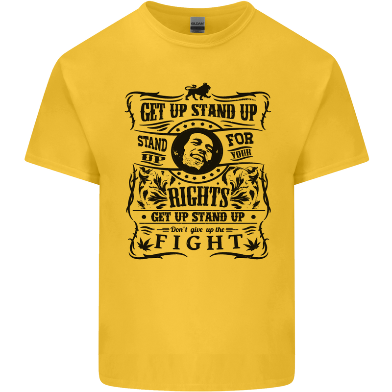 Get up Stand up Reggae Music Kids T-Shirt Childrens Yellow