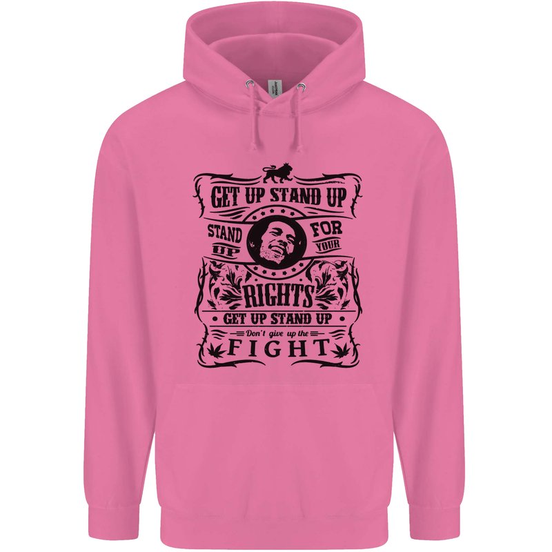 Get up Stand up Reggae Music Mens 80% Cotton Hoodie Azelea