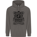 Get up Stand up Reggae Music Mens 80% Cotton Hoodie Charcoal